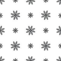 Snowflakes seamless pattern. graphic illustration for Christmas and New Year festive design. Ice stars for winter holiday background. Festive template for showcase, wallpaper, wrapping, fabric. vector