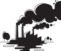 Design on Air Pollution vector