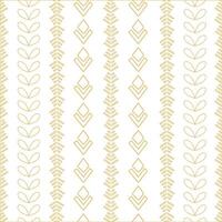 A seamless pattern with a gold and white design vector