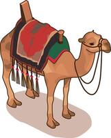 Isometric Camel with Saddle vector