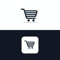 Shopping cart icon, Shopping cart line art icon for apps and websites vector