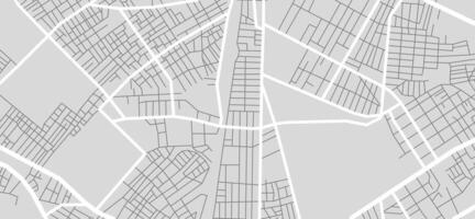 City map. Downtown gps navigation plan, Abstract architectural transportation streets scheme. Drawing scheme town, white line road on gray background. Urban planning pattern texture vector