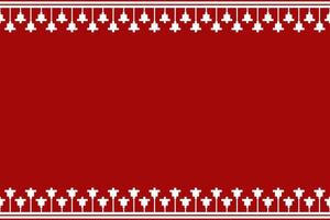 Christmas and New Year seamless pattern. White bells on red pixel pattern vector