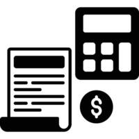 Budget illustration with isolated background vector
