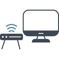 Computer Connection illustration with isolated background vector