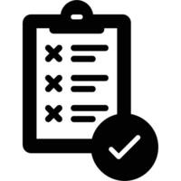 Checklist illustration with isolated background vector