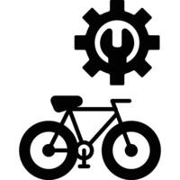Bike Setting illustration with isolated background vector
