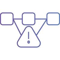 Blockchain illustration with isolated background vector