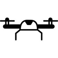 Drone illustration with isolated background vector