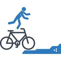 Accident illustration with isolated background vector