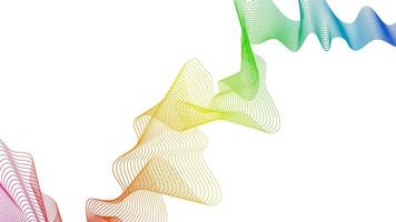 Abstract backdrop with wave gradient lines vector