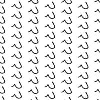 Seamless pattern with sketch squiggle vector