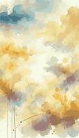 Abstract textured watercolor background art vector