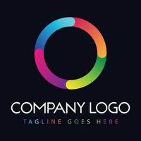 Modern Colorful Gradient Circle Logo Design for Business Branding and Identity vector