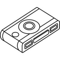 CD Player Icon Design vector