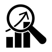Research icon analyze business linear sign for graphic design, logo, web site, social media, mobile app, ui illustration vector