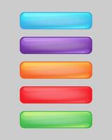 vectors soft color glass button design
