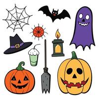 Charming Halloween Elements for Festive Fun vector