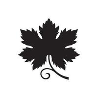 maple leaves in white background vector