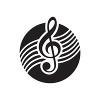 Single element of music note in doodle style. Hand drawn illustration for cards, posters, stickers and professional musical design. Simple cute symbol note. Abstract scribble illustration. vector