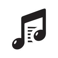 Single element of music note in doodle style. Hand drawn illustration for cards, posters, stickers and professional musical design. Simple cute symbol note. Abstract scribble illustration. vector