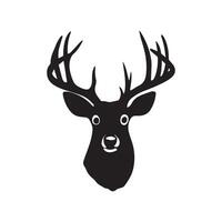 christmas icon of red nosed reindeer, rudolph symbol face isolated on white background. abstract funny deer character with red nose, symbol for merry christmas and new year holiday illustration vector