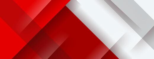 red and white abstract background for business corporate banner design vector