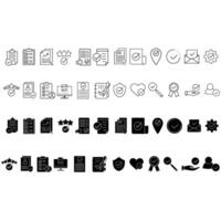 Checkmark icon set. confirm terms illustration sign collection. approve symbol. ok logo. approve mark. vector