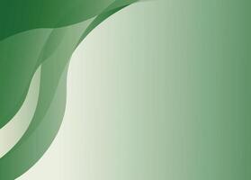 abstract green background with waves vector