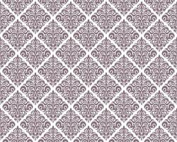 Horizontally And Vertically Repeatable Seamless Damask Vintage Pattern. vector