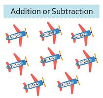 Math activity for kids. Developing numeracy skills. Number range up to 10. illustration vector