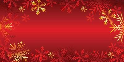 Template with snowflakes. Winter copy space banner pattern. vector