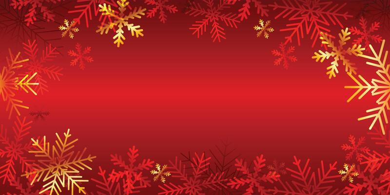 Template with snowflakes. Winter copy space banner pattern.