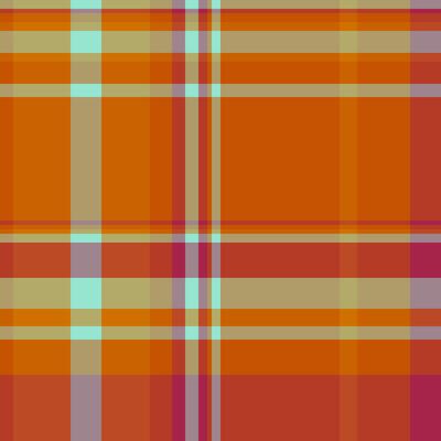 Canvas background plaid fabric, merry check tartan. Blanket texture seamless pattern textile in orange and red colors.