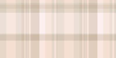 Cultural check tartan pattern, trade background fabric. Plain seamless textile plaid texture in light and white colors. vector