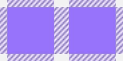 Mockup textile check background, shop seamless texture. Jacket fabric plaid tartan pattern in white and indigo colors. vector