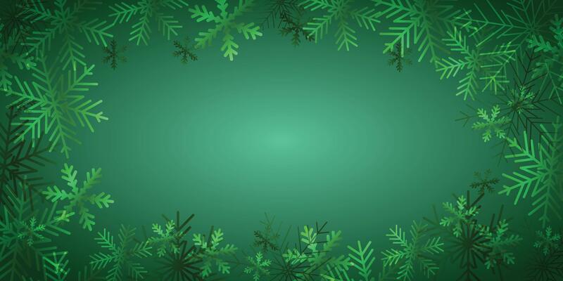 Christmas template with snowflakes. Winter copy space banner pattern. Snowflake background