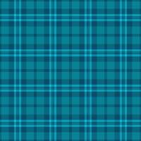 Figure background plaid tartan, african pattern fabric seamless. Editable check texture textile in cyan color. vector