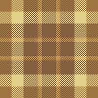 Advertisement tartan textile plaid, frame background seamless . Calm texture check pattern fabric in orange and yellow colors. vector