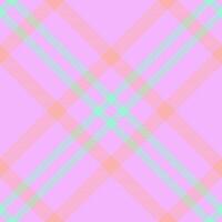 Drawing pattern fabric tartan, couch check texture . Scottish plaid textile background seamless in light and mint colors. vector