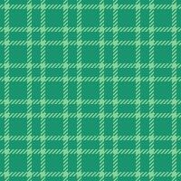 Dreamy tartan textile seamless, anniversary check pattern background. Uniform plaid texture fabric in teal and green colors. vector