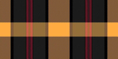 Advertisement texture fabric check, girl textile plaid. Bold tartan background pattern seamless in black and grey colors. vector