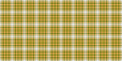 November pattern check plaid, nice textile fabric tartan. Ragged texture seamless background in green and orange colors. vector