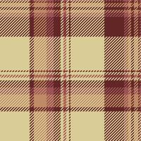 Diwali tartan texture background, japanese plaid seamless. Filigree textile check fabric pattern in red and yellow colors. vector