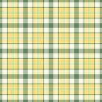 Merry christmas textile tartan background, latin seamless plaid texture. Place fabric pattern check in pastel and yellow colors. vector
