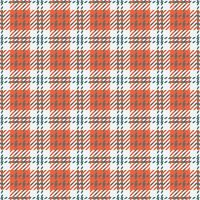 Mix texture fabric background, relax textile tartan check. Fashionable plaid pattern seamless in white and red colors. vector