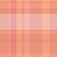 Track background texture, random pattern tartan plaid. New year fabric textile check seamless in dark salmon and red colors. vector