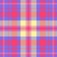 Dog tooth plaid seamless , rag check background texture. Preppy pattern textile fabric tartan in indigo and red colors. vector