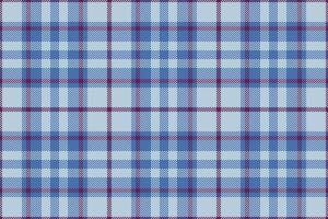 Plaid background, check seamless pattern in blue. fabric texture for textile print, wrapping paper, gift card or wallpaper. vector