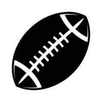 American football ball icon isolated on white background vector